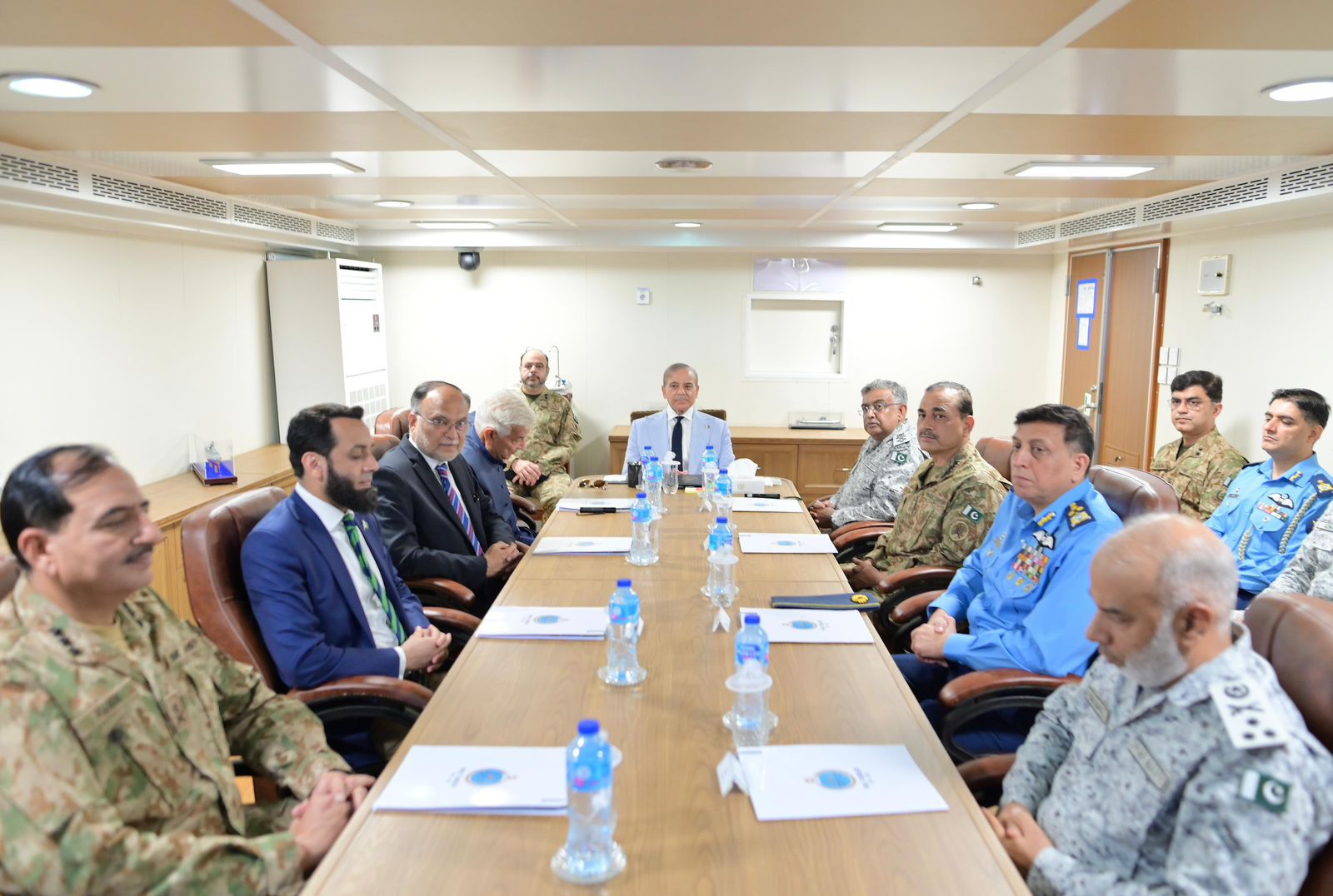 PM Shehbaz Sharif Visits Pakistan Navy Dockyard to Honour its Role in Operation Bunyanum Marsoos