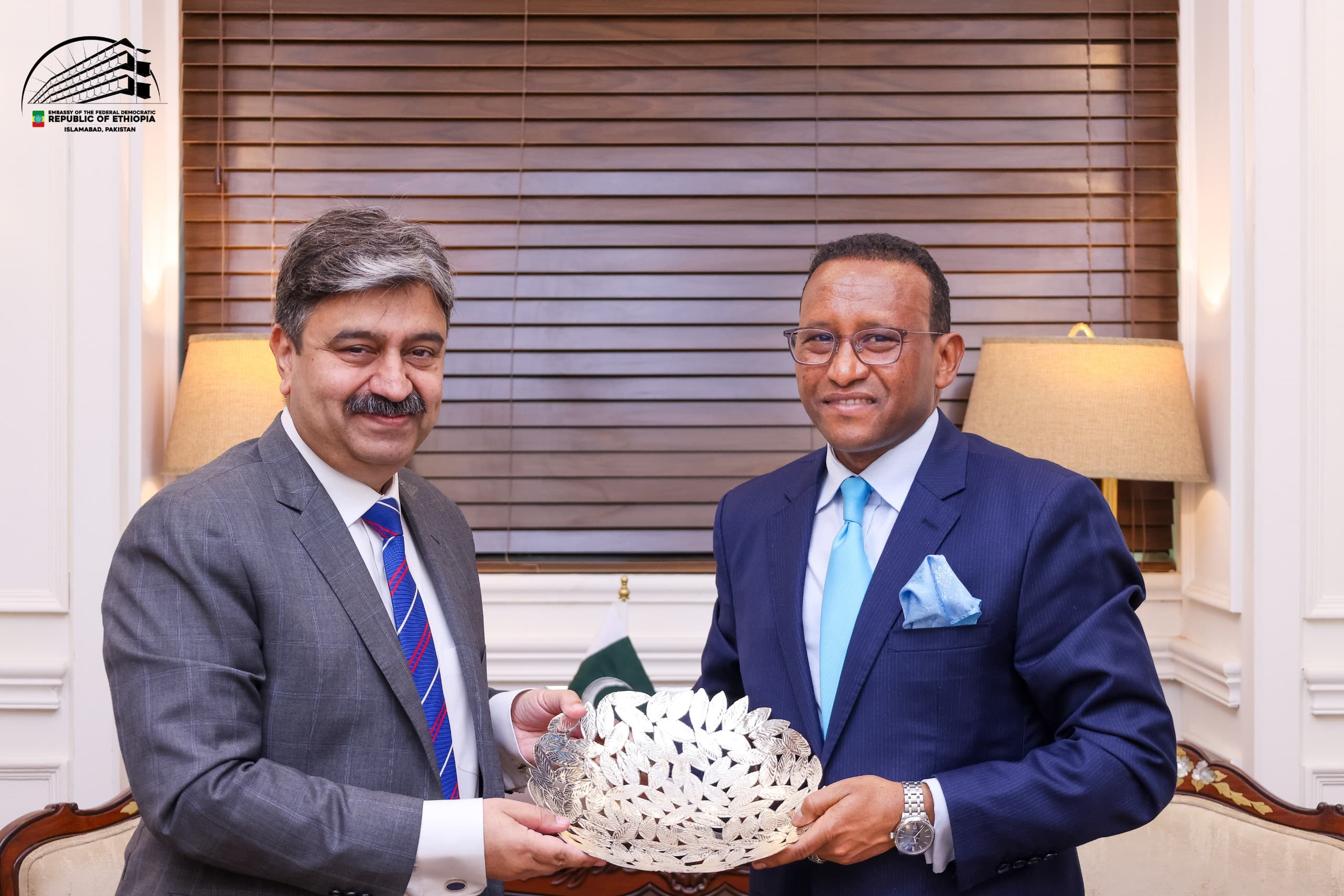 Ambassador Dr. Jemal Calls on Defence Secretary of Pakistan to Discuss Bilateral Cooperation
