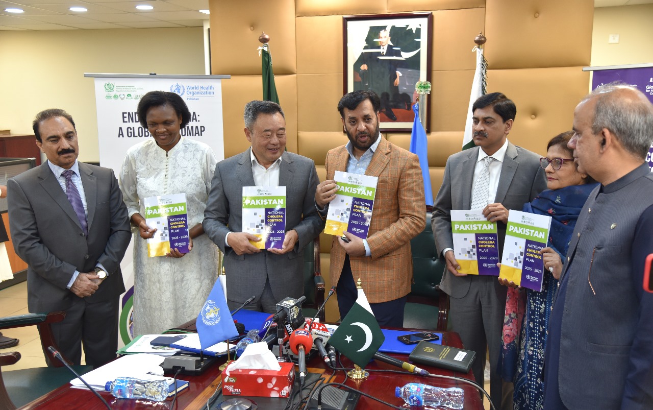 Pakistan and WHO launch National Cholera Plan targeting 90% mortality drop by 2030