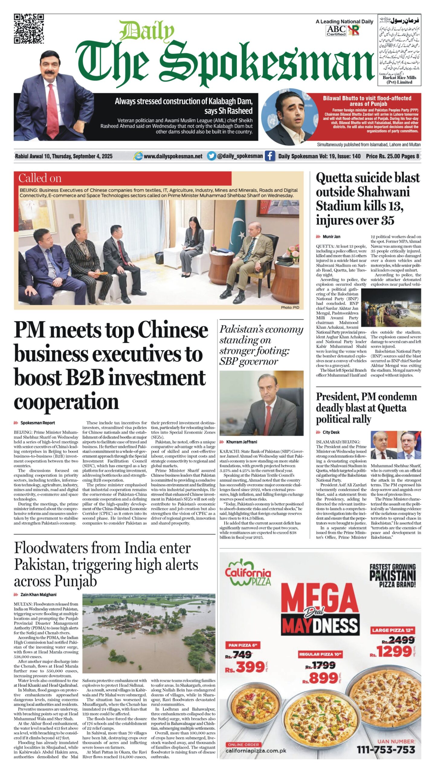 Daily The Spokesman 04 September 2025 PDF