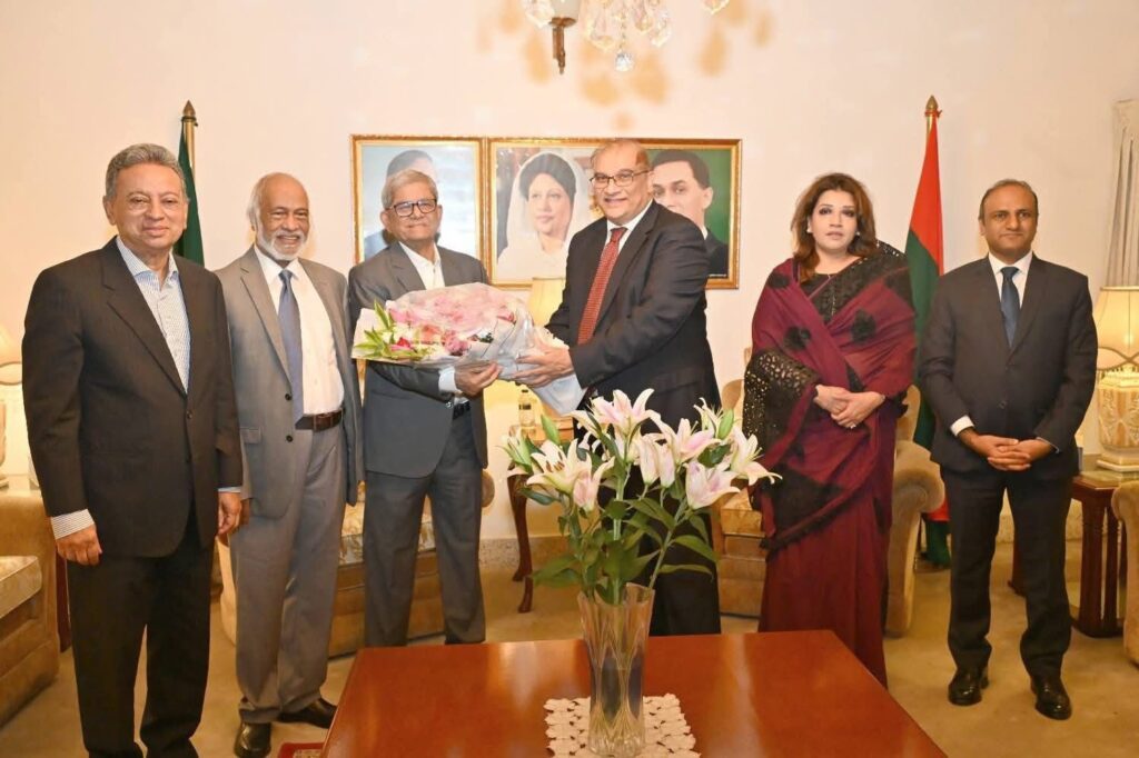 Pakistani High Commissioner paid a courtesy call on SG of Bangladesh Nationalist Party