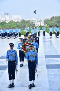 Change of guards ceremony held at Mazar-e-Quaid on defence day