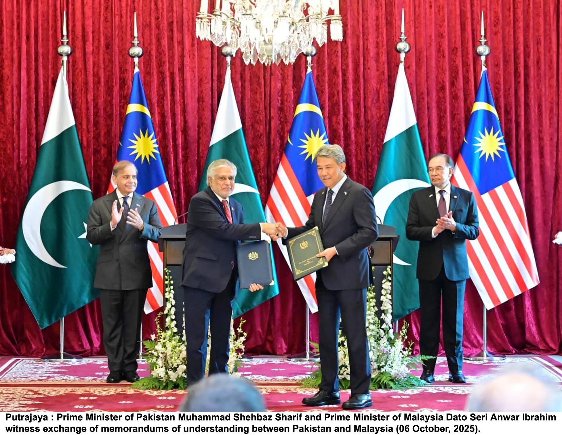 Pakistan, Malaysia sign six accords for cooperation in education, tourism, anti-corruption