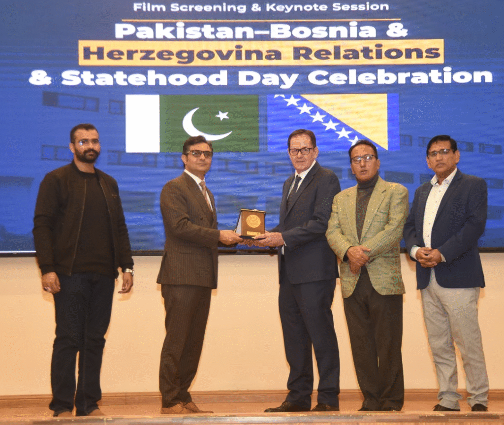 Bosnian Ambassador Links Future to NATO, EU While Addressing Pakistani Students