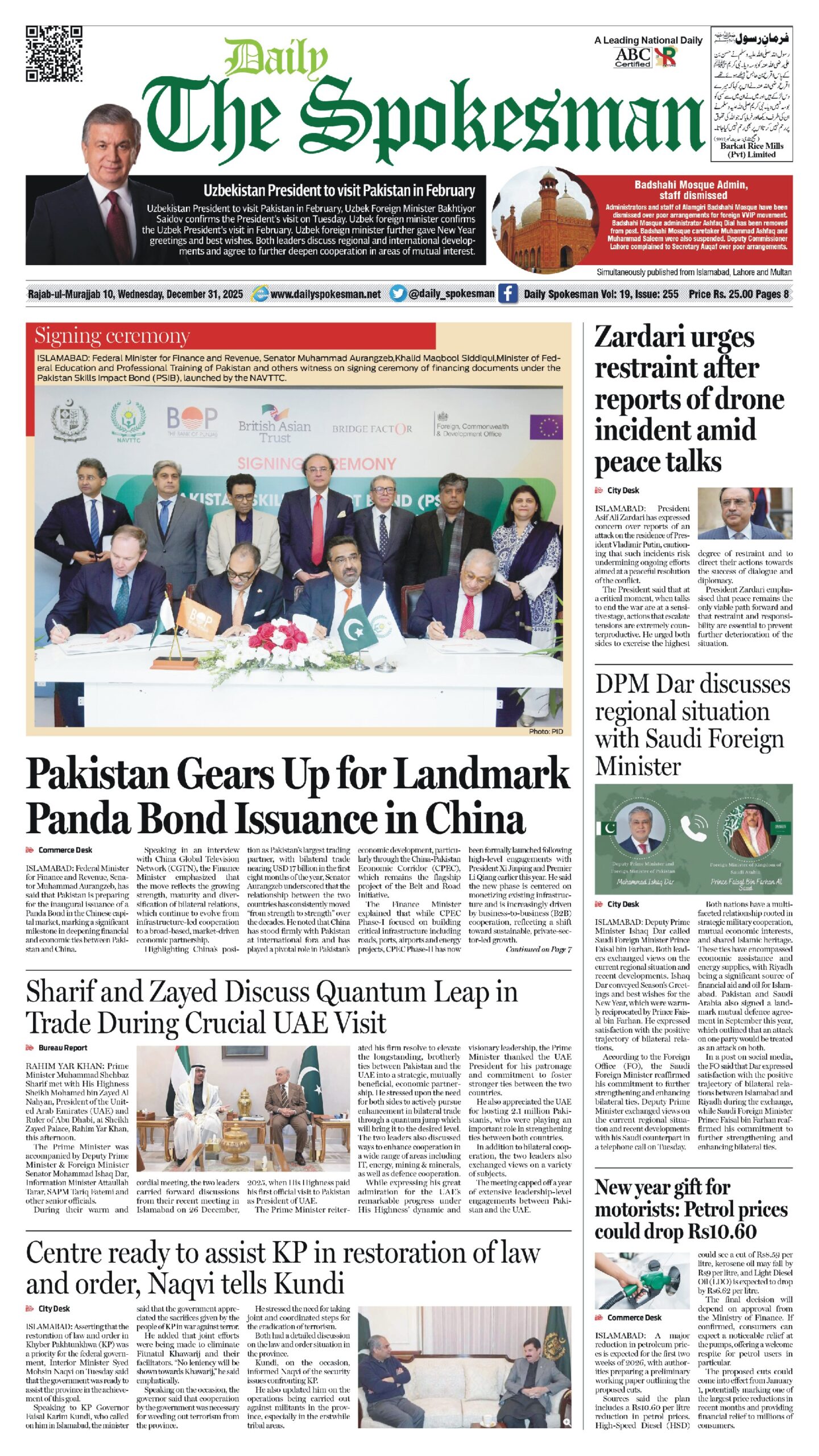 Daily The Spokesman 31 December 2025 PDF