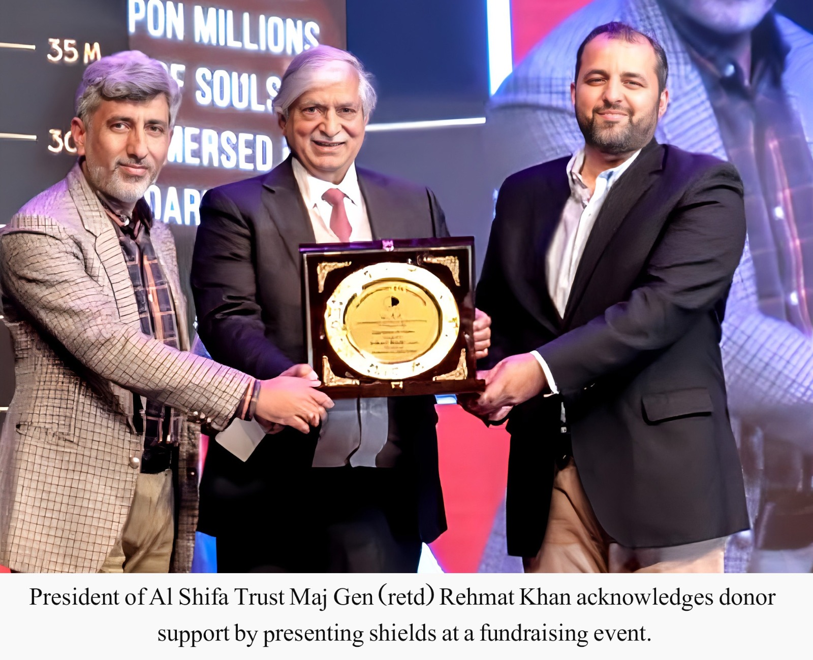 Al-Shifa Trust raised Rs35 million at a fundraising event