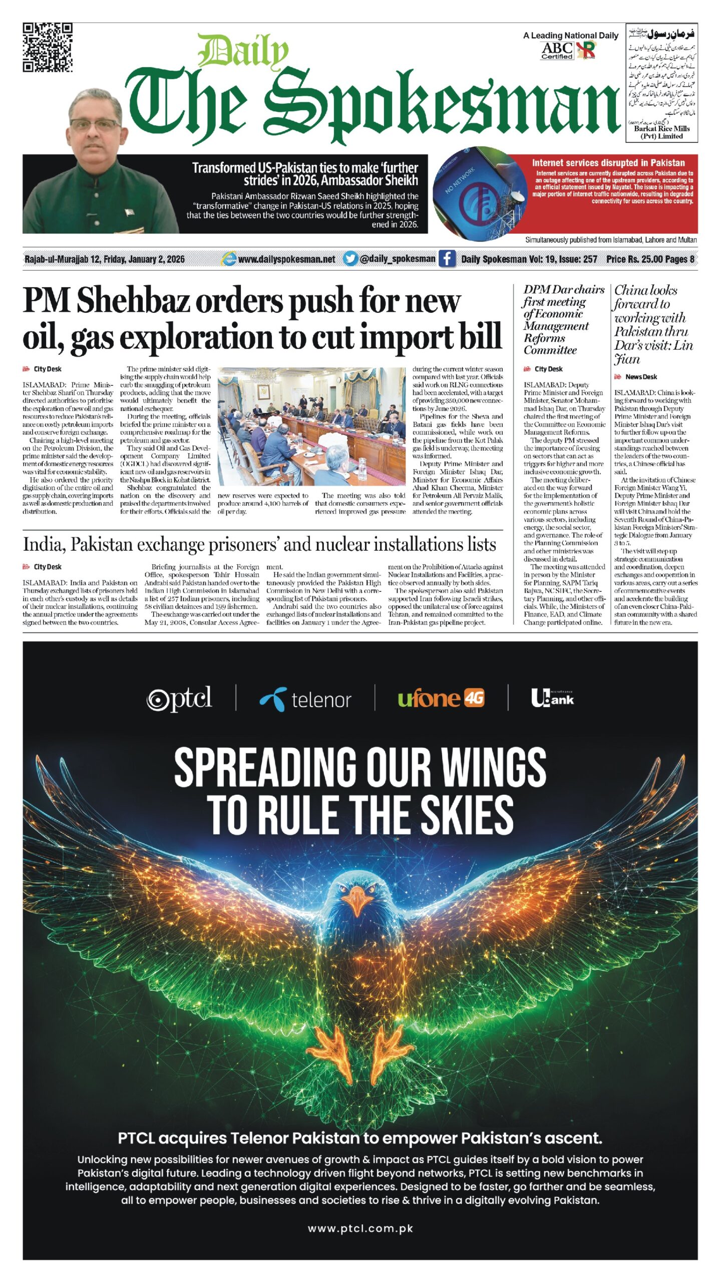 Daily The Spokesman 02 January 2026 PDF