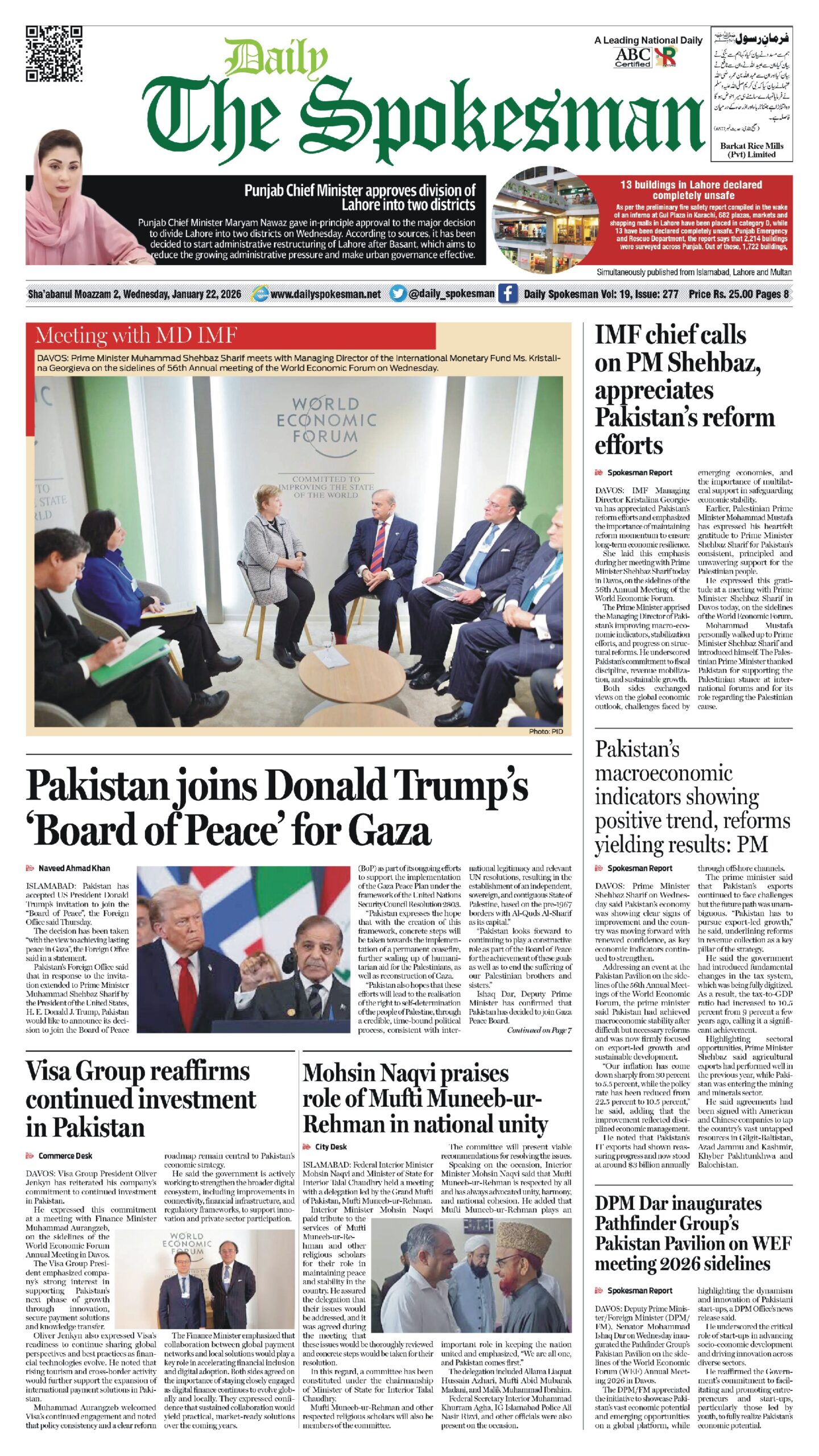 Daily The Spokesman 22 January 2026 PDF