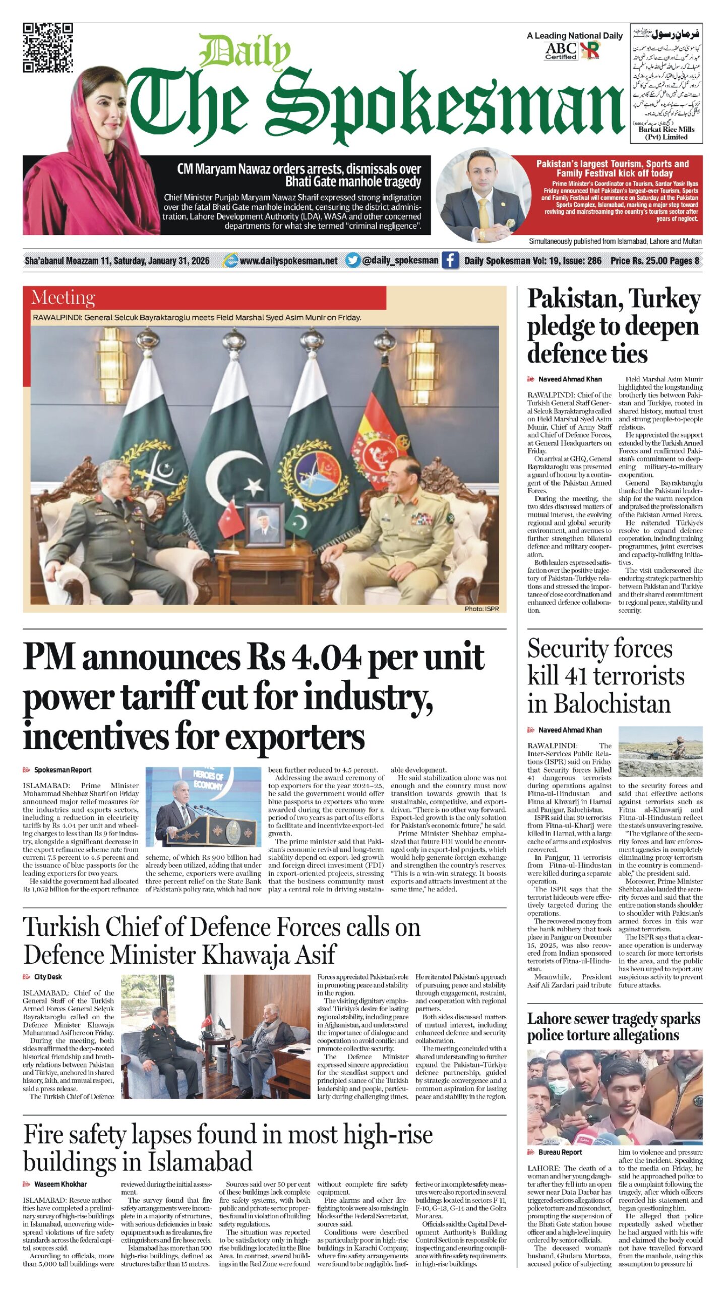 Daily The Spokesman 31 January 2026 PDF