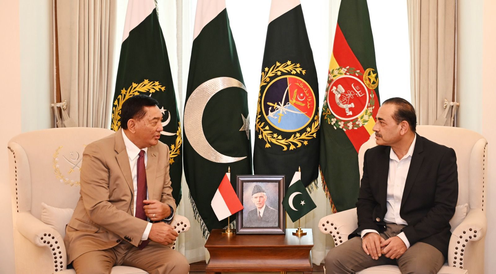 Indonesian Defence Minister Meets Field Marshal Asim Munir to Boost Bilateral Ties