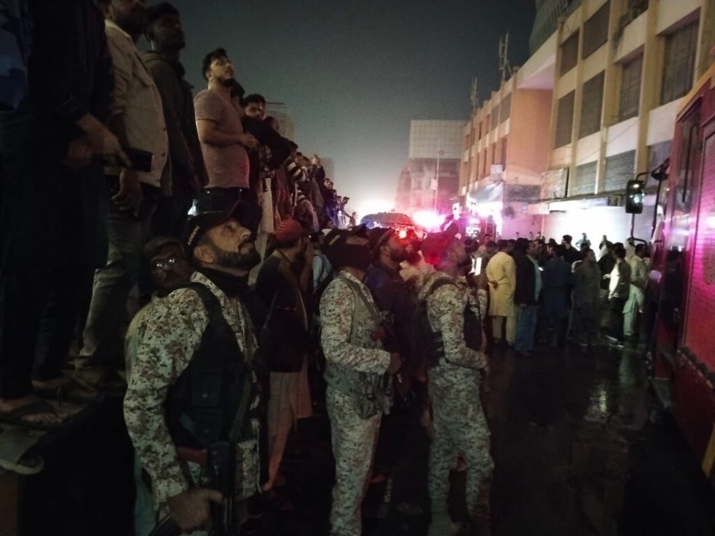 Blaze rages for 10 hours at Gul Plaza; death toll rises to five