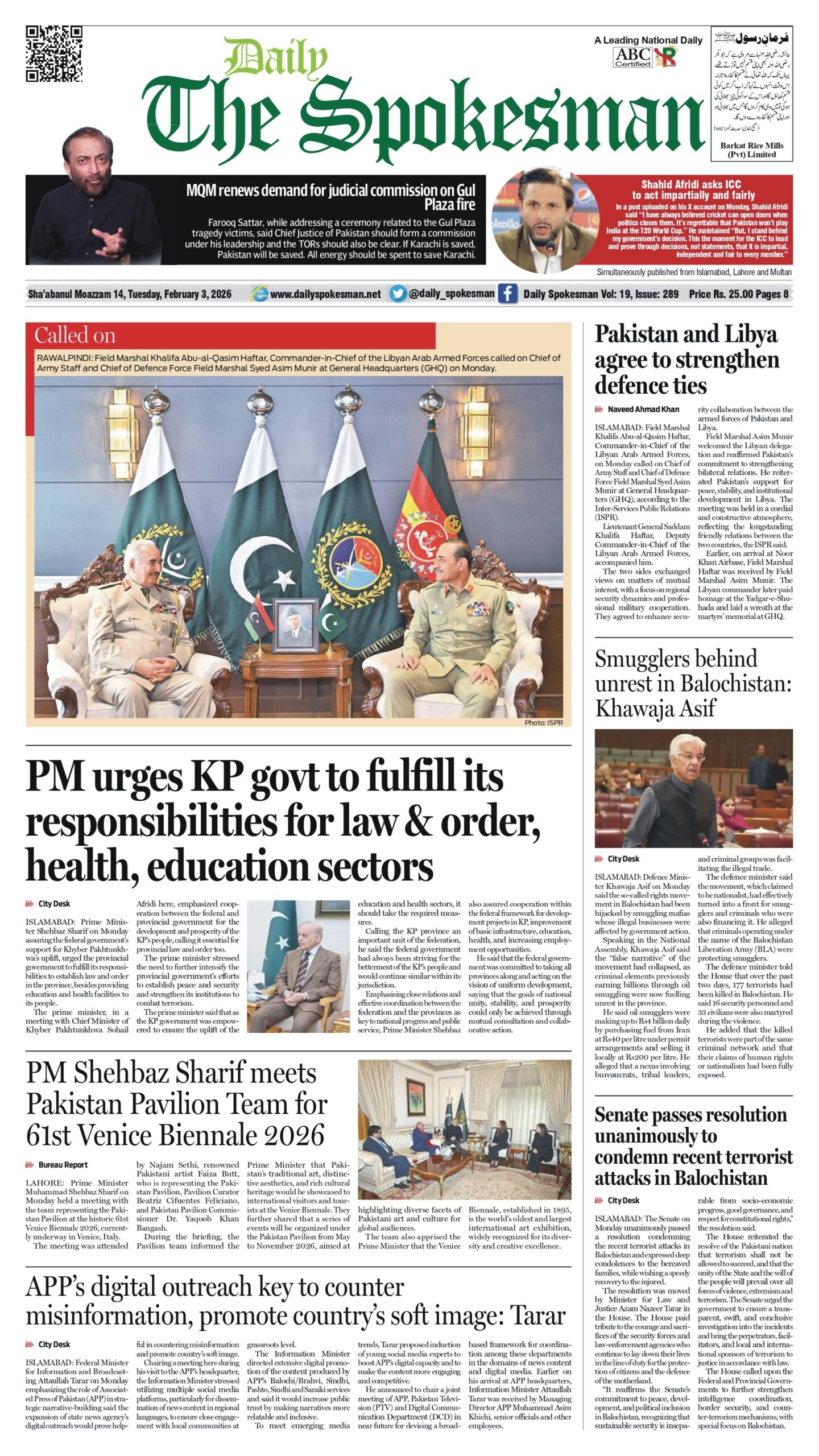 Daily The Spokesman 03 February 2026 PDF