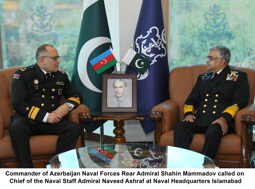 Commander Azerbaijan Naval Forces Called on Chief of the Naval Staff at ...