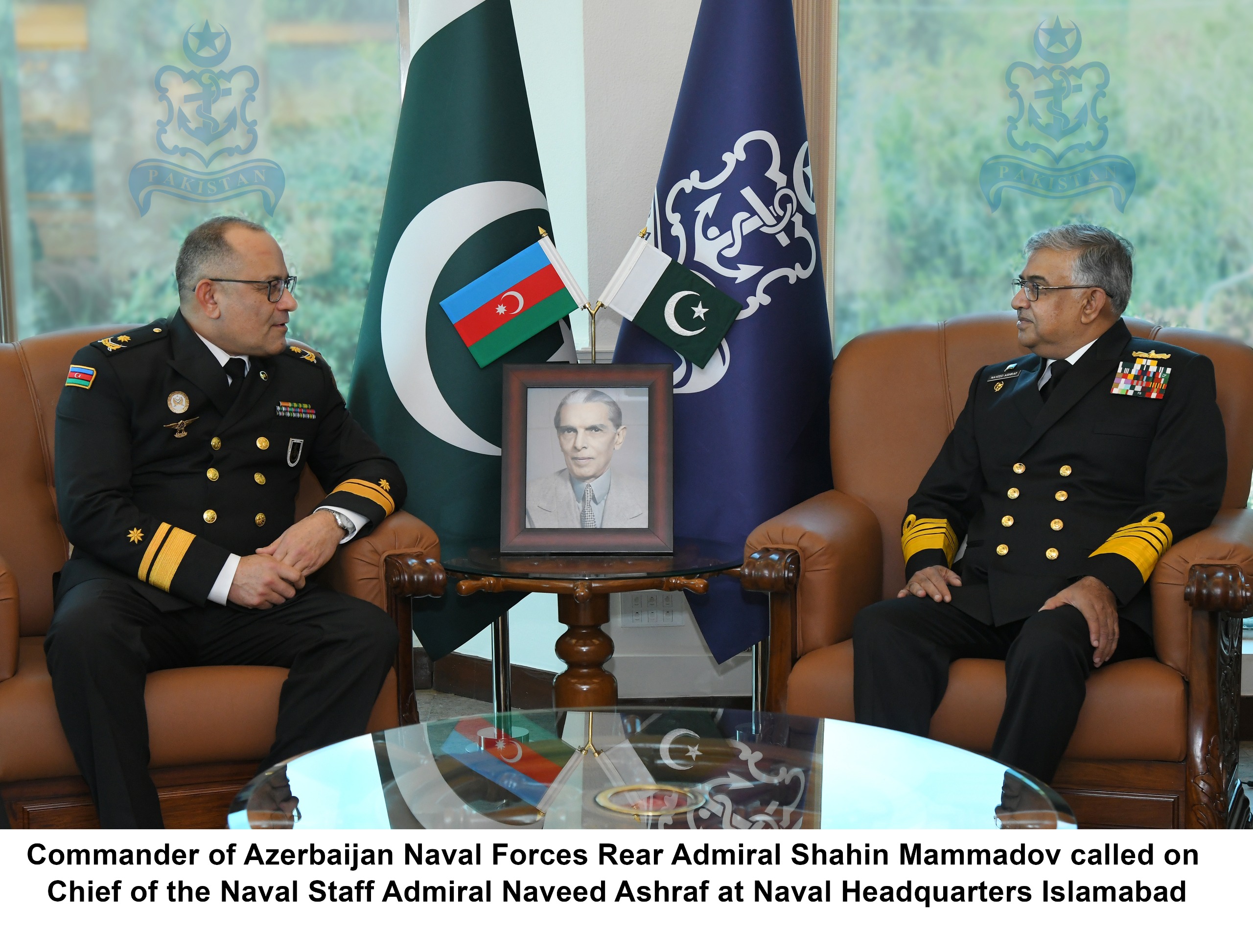 Commander Azerbaijan Naval Forces Called on Chief of the Naval Staff at Naval Headquarters