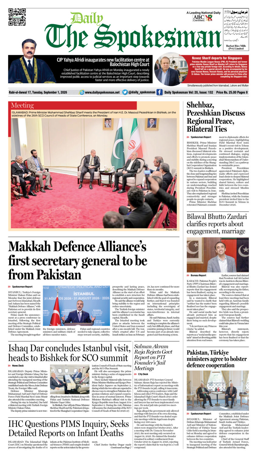 Daily The Spokesman 01 September 2026